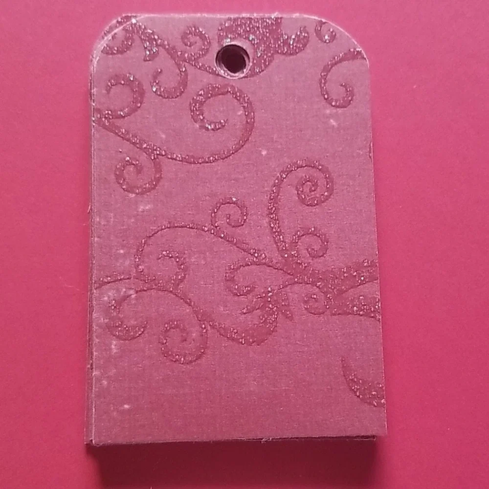 48 Hand Cut Multicolored Cardstock Christmas Gift Tags